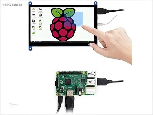 Raspberry pi Hepsi bir arada 7 inç dokunmatik ekran X92Y
