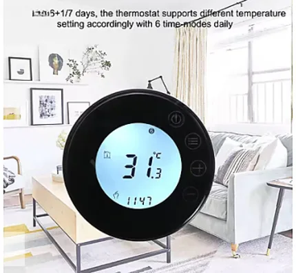 Akıllı WiFi Termostat 95~240V, Elektrikli/Su/Gazlı B6X1