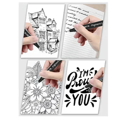 pigment fineliner kaligrafi kalemleri 22 ADET B240X