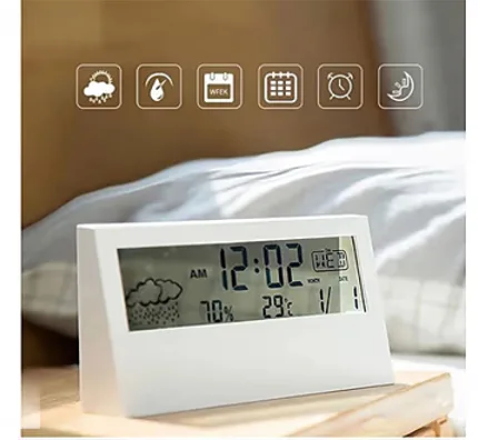 Transparan Tasarım Akıllı Masa Saati C218X