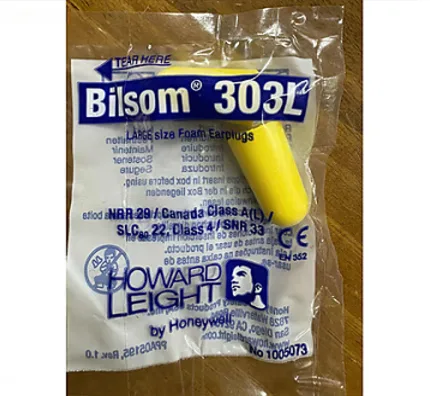 BILSOM 303L-10 3P kulak tıkacı sarı beyaz 10 çift X419Y