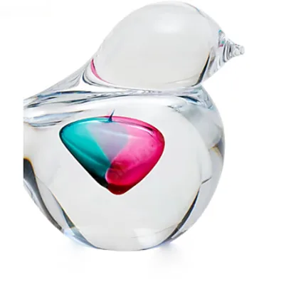 ELSA CRYSTAL Bohemia Crystalis Kuş Beyaz 2 ADET X433Y