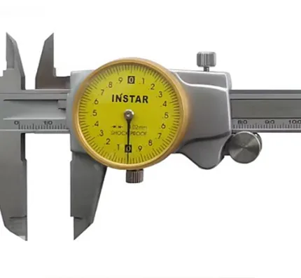 INSTAR Kadranlı Kumpas Paslanmaz Çelik 0-200mm X140Y