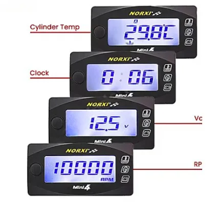Motosiklet 4-in-1 Çok İşlevli Ölçer Mini 4 Metre oto-44
