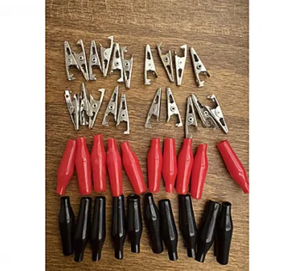 Krokodil Timsah Kablo Ölçü Aletı Kıskac 10 Adet 5 Takım E198X