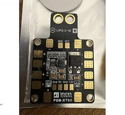 Matek Sistemleri PDB XT60 W/BEC 5 V ve 12 V 2 oz Bakır E218X