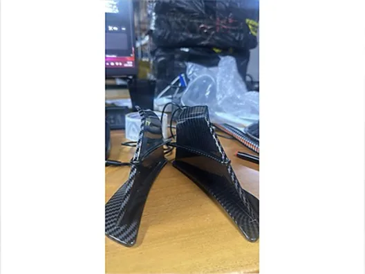 Motosiklet Universal Karbon Yan Kanat Grenaj Kanadı Seti Q25D