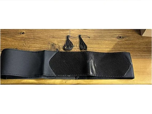 Alcantra karbon direksiyon kılıfı Q149A