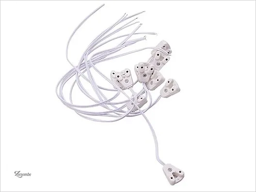 Othmro Işık Soketi 10 Adet T8 LED Lamba Bağlantı Kablosu D237X