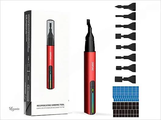 Elektrikli USB Şarjlı Zımpara Kalemi Plastik Model Zımpara X202Y