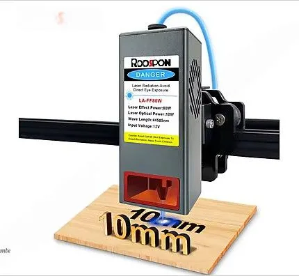 RDDSPON LA-FF80W 80W 12V/24V CNC lazer kafası B147X
