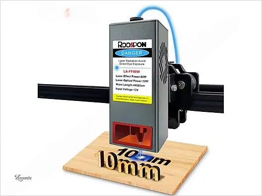 RDDSPON LA-FF80W 80W 12V/24V CNC lazer kafası B147X