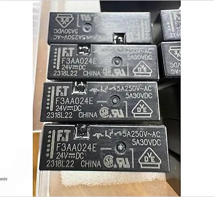 7 Adet FTR-F3AA024E 5A 24V 4 PİN KOMBİ KARTI RÖLESİ E512X