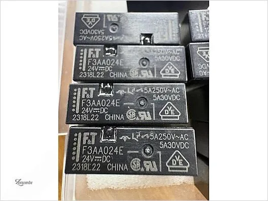 10 Adet FTR-F3AA024E 5A 24V 4 PİN KOMBİ KARTI RÖLESİ E512X
