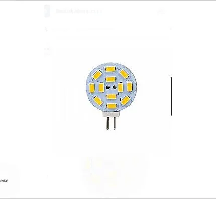G4 Led Ampül, 12 Ledli, Yandan Ayaklı, Gün Işığı F26X