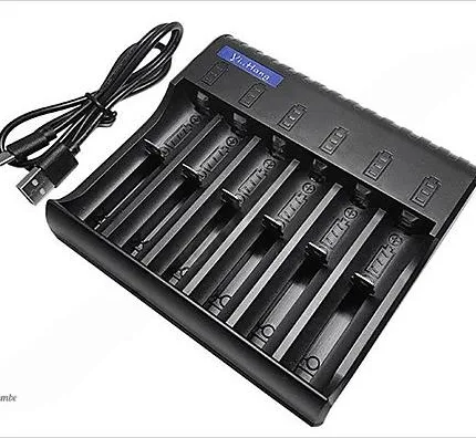 6 SLOT Elektrikli Pil Şarj Cihazı G60X