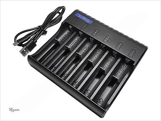 6 SLOT Elektrikli Pil Şarj Cihazı G60X