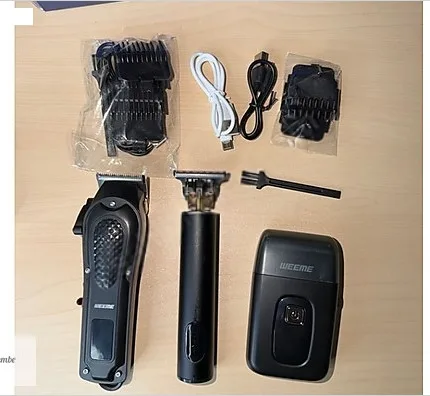 3'lü Erkek Profesyonel Saç ve Sakal Bakım Seti G1X