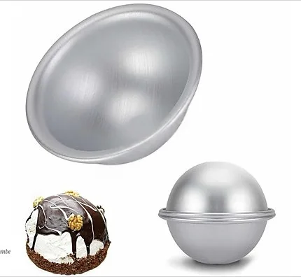 Aluminyum kek kalibi Kubbe Küre Top 5 Adet C84X