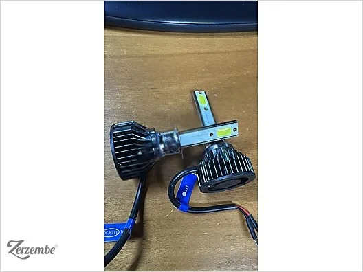 V6 H1 LED Xenon Şimşek Etkili Beyaz Renkli Soğutma Fanlı Q15F