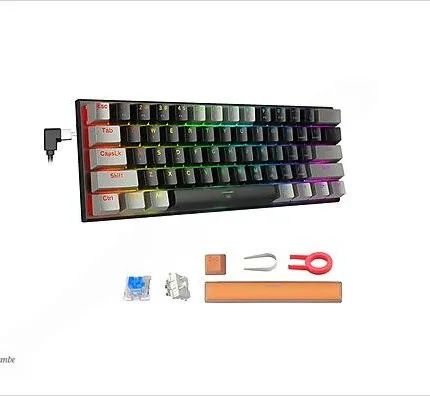E-Yooso Mekanik Gaming Klavye RGB Red Switch X476Y
