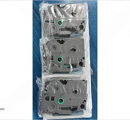 Brother Tze-131 Uyumlu Şeffaf Siyah Etiket Şeridi 3'lü Set D270X