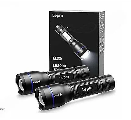 Lepro L100X Ayarlanabilir Odaklı LED El Feneri - 2 Adet