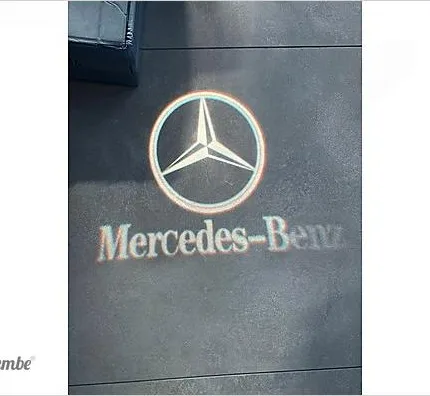 Mercedes CLA C118 CLS C257 AMG Logo Lazer Kapı Altı Aydınlatma