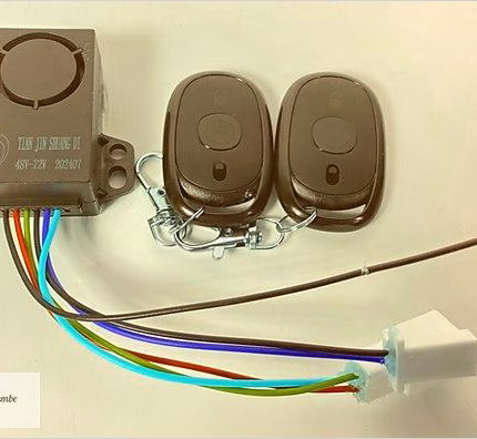 Scooter ve Motorsiklet Alarm Sistemi 2 Uzaktan Kumandalı