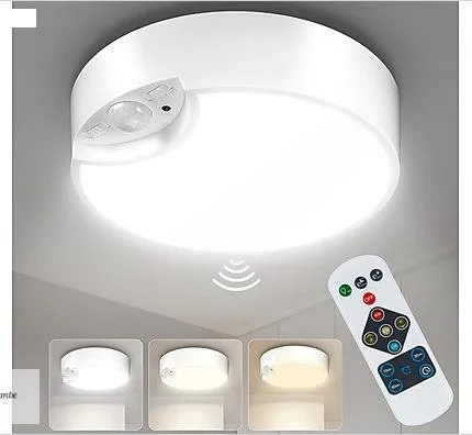 DAMI 3 RENKLİ HAREKET SENSÖRLÜ ŞARJLI TAVAN LAMBASI L82X