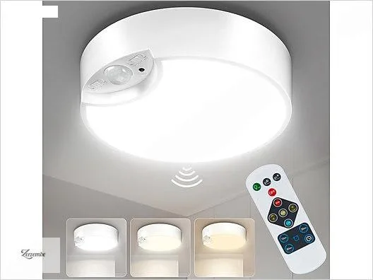 DAMI 3 RENKLİ HAREKET SENSÖRLÜ ŞARJLI TAVAN LAMBASI L82X