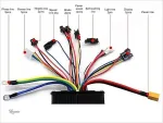Elektrikli Bisiklet Fırçasız Motor Kontrol 36V 48V 52V 40A D6X