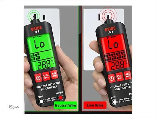 BSIDE A1 Voltaj Dedektör Multimetre Hassas AC/DC Voltaj G96X BSIDE A1 Voltaj Dedektör Multimetre Hassas AC/DC Voltaj G96X