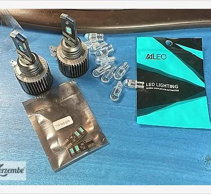 H15 LED Xenon Şimşek Etkili Far Ampulü Seti Q64E