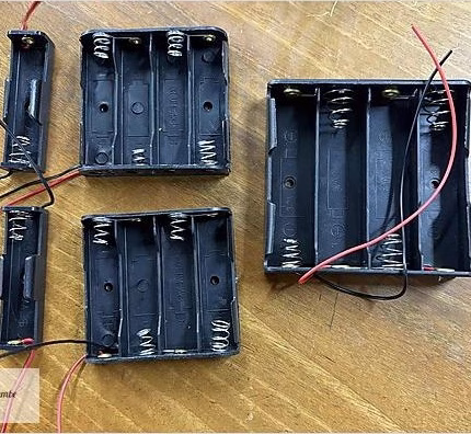 Bos pil kutusu 18650 ve kalem pil icin EC67X