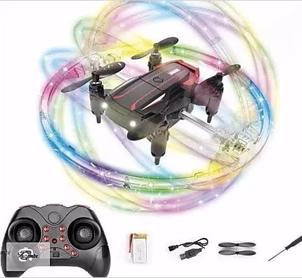 BK2 Drone rgb ıslıklı havada dönen drone M19X